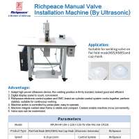 Richpeace manuel breath valve attaching Machine for mask