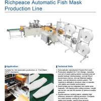 Richpeace Fully Automatic ffp3 / n95/KF94 fish Mask Making Machine